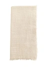 Anaya Cotton Gauze Fringe Napkins- Set Of 4 In Brown