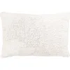 Anaya Handwoven Cozy Down Alternative Pillow In White