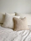 Anaya Cozzy Cotton Boucle Down Alternative Pillow In Beige