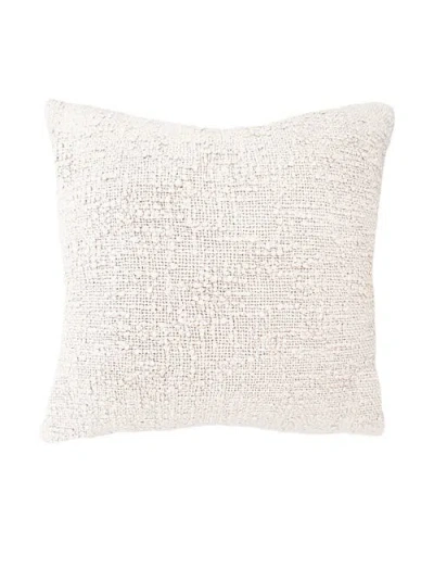 ANAYA ANAYA COZY COTTON BOUCLE PILLOW WITH DOWN ALTERNATIVE INSERT