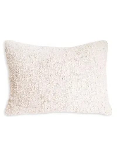 Anaya Cozzy Cotton Boucle Down Dutch Pillow In Ivory