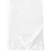 Anaya Crinkled Turkish Cotton Cuddle Throw In Bright White