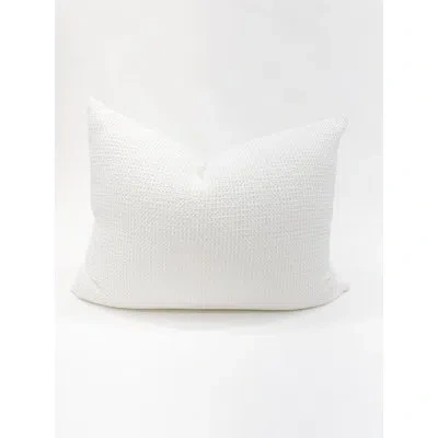 Anaya Down Alternative L28" X W36" Plush Support Pillow In White
