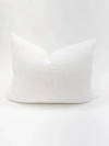 Anaya Dutch Euro Cotton Waffle Bed Pillow With Down Alternative Insert In White