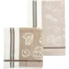Anaya Epicurean Delights Kitchen Towels In Nutty Brown