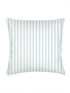 Anaya French Stripe Linen Euro Pillow Down Alternative Insert In Blue