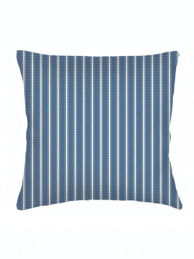 ANAYA ANAYA FRENCH STRIPE LINEN EURO PILLOW WITH DOWN ALTERNATIVE INSERT