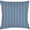 Anaya French Stripe Linen Euro Pillow With Down Insert In Navy Blue