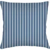 Anaya French Stripe Linen Pillow In Blue