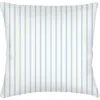 Anaya French Stripe Linen Pillow In Blue