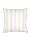 Anaya French Stripe Linen Pillow Down Alternative Insert In Beige
