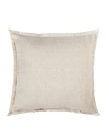 Anaya Fringe So Soft Linen Pillows Cover Only In Beige