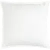 Anaya Fringe So Soft Linen Pillows With Down Insert In White