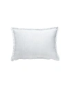 Anaya Fringe Soft Linen Pillow Cover Only In Light Grey