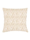 Anaya Geo Palm Velvet Pillow With Down Alternative Insert In Beige