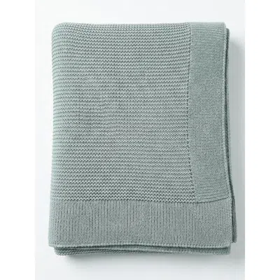 Anaya Harbor Knit Throw In Green