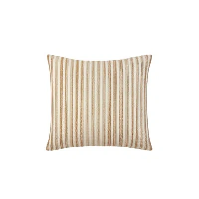 Anaya Harvest Orange Sandbar Stripe Indoor Outdoor Pillow 24x24