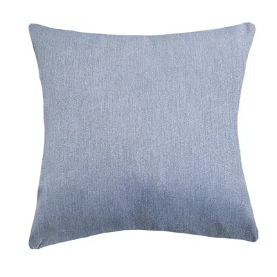 Anaya Home Luxe Essential Indigo Indoor And Outdoor Pillow In Blue