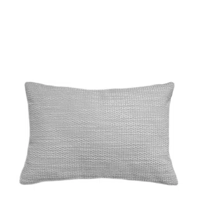 Anaya Home Natural Waves Grey Indoor And Outdoor Pillow In Gray