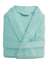 Anaya Home Spa Cotton Terry Robe In Bright Aqua