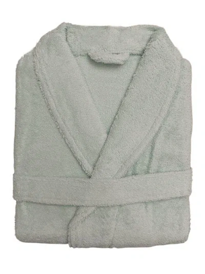 Anaya Home Spa Cotton Terry Robe In Calming Green