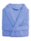 Anaya Home Spa Cotton Terry Robe In Ocean Blue