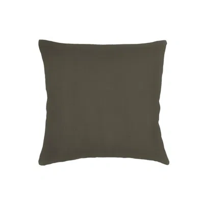 Anaya Hunter Green So Soft Linen Euro Pillow 26x26 With Down Alternative Insert In Brown