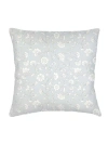 Anaya Jaipur Floral Linen Pillow With Down Insert In Grey