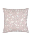 Anaya Jaipur Floral Linen Pillow With Down Insert In Rustic Brown