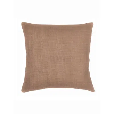 Anaya Latte So Soft Linen Euro Pillow 26x26 Cover Only In Brown