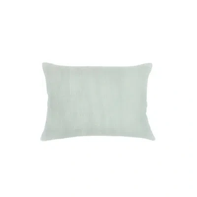Anaya Light Aqua So Soft Linen Pillow 14x20 Cover Only In Green
