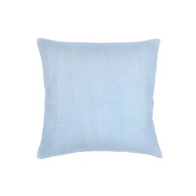 Anaya Light Blue So Soft Linen Pillow 24x24 With Down Alternative Insert