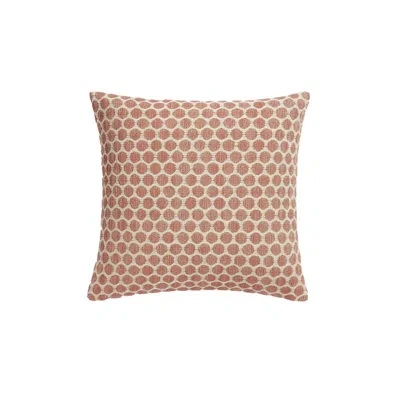 Anaya Light Copper Sailor Dots Indoor Outdoor Pillow 24x24 In Orange