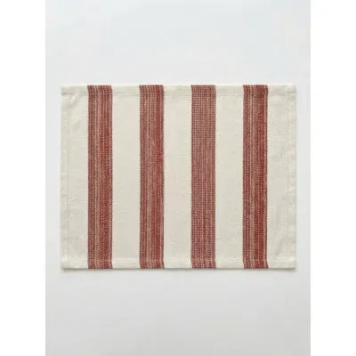 Anaya Light Copper Sardinia Stripe Indoor Outdoor Placemat