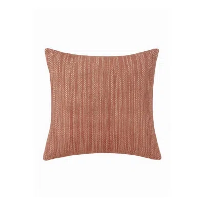 Anaya Light Copper Seagrass Stripe Indoor Outdoor Pillow Cover 20x20 In Orange