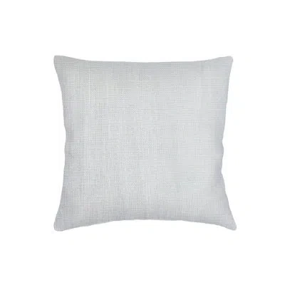 Anaya Light Grey So Soft Linen Euro Pillow 26x26 With Down Alternative Insert In Gray