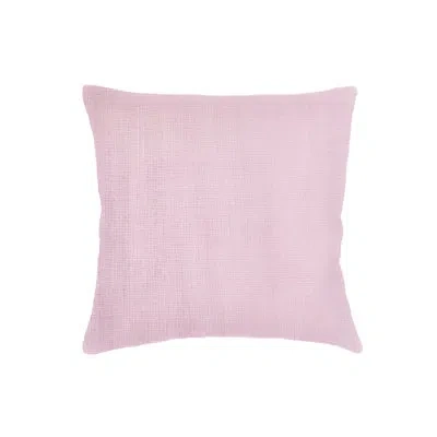 Anaya Light Lilac So Soft Linen Pillow 24x24 With Down Insert In Purple