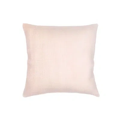 Anaya Light Pink So Soft Linen Pillow 24x24 With Down Insert