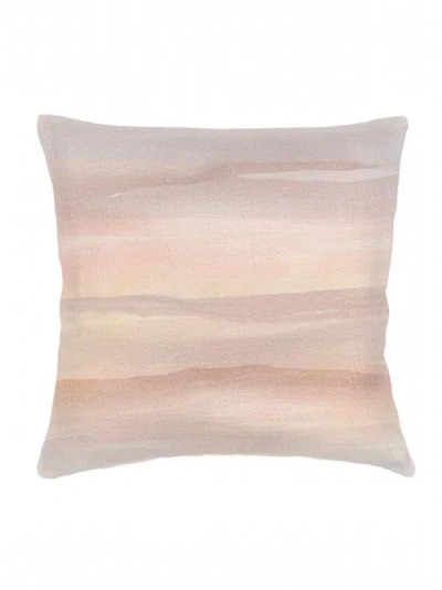 Anaya Linen Pillow Down Insert In Warm Sunset