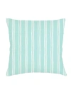Anaya Linen Pillow With Down Insert In Aqua