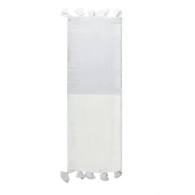 Anaya Luxe Linen Thrown In Light Gray