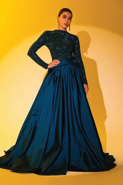 Anaya Malia Gown In Blue