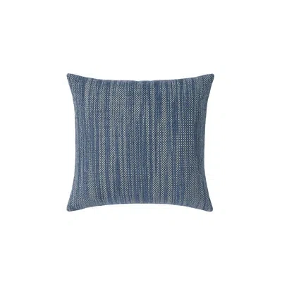 Anaya Marine Blue Seagrass Stripe Indoor Outdoor Pillow Cover 24x24