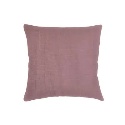 Anaya Mauve So Soft Linen Euro Pillow 26x26 Cover Only In Brown