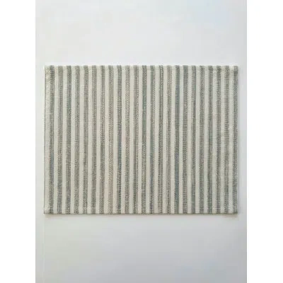 Anaya Mint Green Sandbar Stripe Indoor Outdoor Placemat