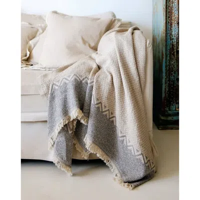 Anaya Mountain Peak Throw In Gray