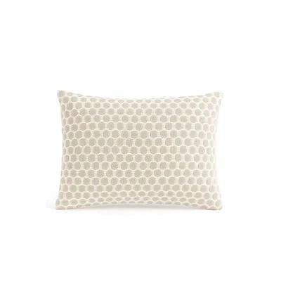 Anaya Natural Beige Sailor Dots Indoor Outdoor Pillow Cover 14x20