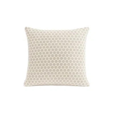 Anaya Natural Beige Sailor Dots Indoor Outdoor Pillow Cover 24x24