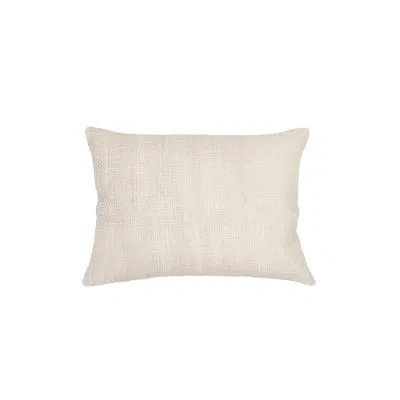 Anaya Natural Beige So Soft Linen Pillow King Sham In Brown