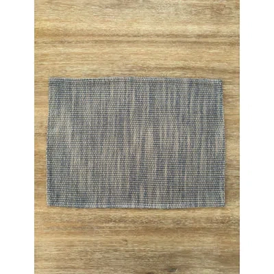 Anaya Natural Waves Indoor Outdoor Placemat In Indigo